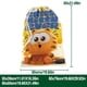 thumbnail image 3 of Garfield (2) Bolsa de regalo con cierre de cinta navideño para decoración de Navidad, 20 cm × 31 cm., 3 of 6