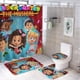 thumbnail image 1 of Guardería El musical-theme 4-Piece Shower Curtain Set with Rugs, Waterproof Bathroom Decor Set Includes Bath Mat, U-Shaped Rug, Toilet Lid Cover and Curtain with Hooks, 1 of 6