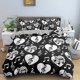 thumbnail image 1 of Love Heart Valentine's Day Bedding Set Double Duvet Cover Comforter Pillowcase Boys Girls Adults Bedroom Bed Sheets, 1 of 5
