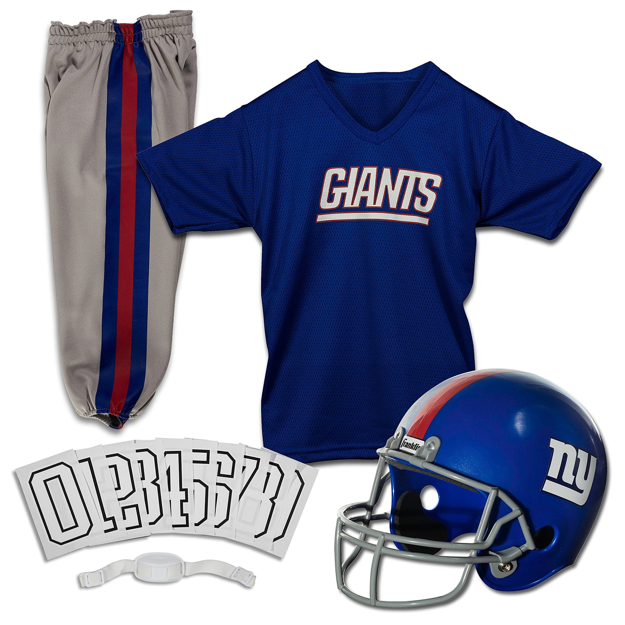Conjunto De Uniforme De Fútbol Para Niños Franklin Sports New York Giants