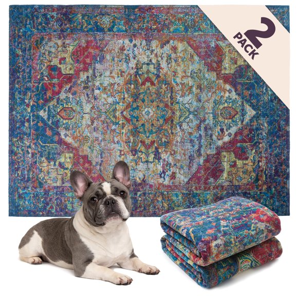 Tapetes higiénicos para perros Lovewag Pets 91 x 122 cm, pack de 2, lavables