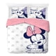 thumbnail image 1 of Pink Minnie Mouse Duvet Cover Set Cartoon Bedding Set Comforter Cover for Children Bedroom Decoration Single Double Full Size, 1 of 5