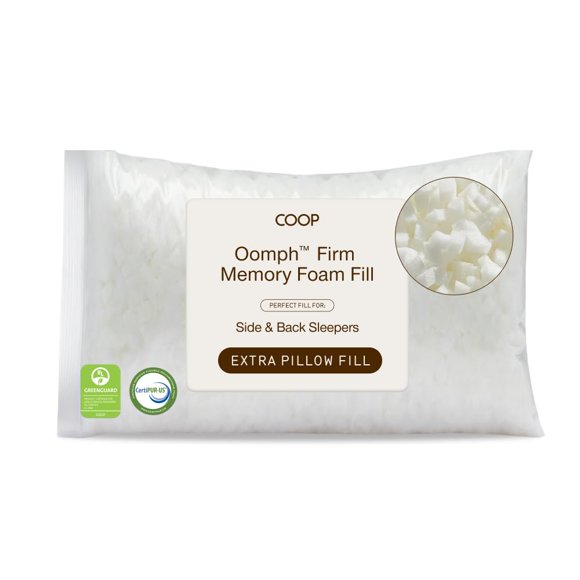 Relleno de Almohada Coop Home Goods Extra Oomph de Espuma Viscoelástica