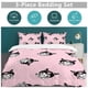 thumbnail image 5 of Kuromi Quilt Set Thicken Soft 3 Pieces Bedding Set All Season Duvet Cove with 2 Pillowcases for Adult Women Girls Teens Home Room Decor, 5 of 5
