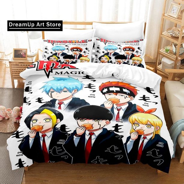 New Mashle: Magic and Muscles Bedding Set Bed Set Adult Kid Bedroom Duvet cover Sets