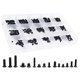 thumbnail image 1 of Kit de tornillos QTEATAK para portátil Lenovo Toshiba Gateway, Samsung HP IBM Dell Sony Acer Asus SSD, disco duro SATA, 300 unidades, color negro, 1 of 5