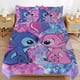thumbnail image 2 of Comforter Set Queen Size Stitch and Angel Set with 2 Pillowcases for All SeasonsBedding Set 3pcs for Kids Boys Girls Bedroom Decor Bed Sheets, 2 of 5