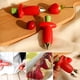 thumbnail image 3 of 1pc Stainless Steel Strawberry Corer, Strawberry Stem Remover For Kitchen, 3 of 4