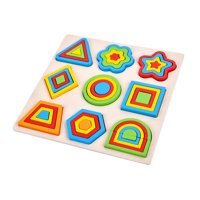 Bothyi - Rompecabezas De Madera Aprendizaje Rompecabezas Manipulador Para Niños Pequeños Regalo Para Niños Forma De Flor