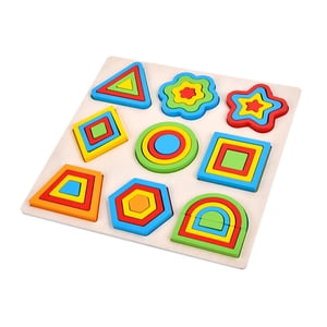 Bothyi - Rompecabezas De Madera Aprendizaje Rompecabezas Manipulador Para Niños Pequeños Regalo Para Niños Forma De Flor