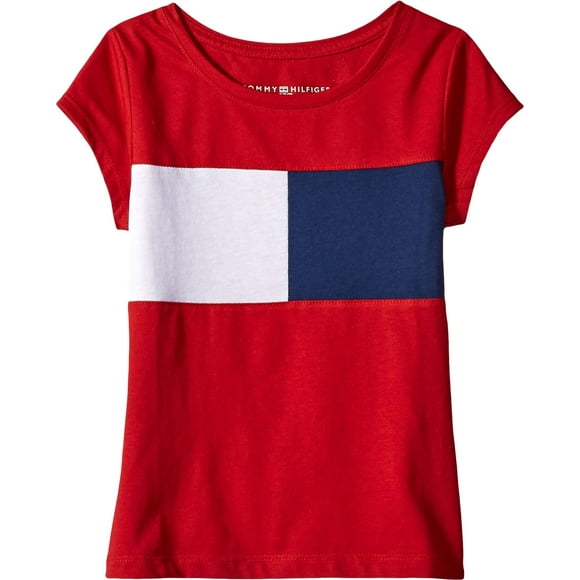 Camiseta Tommy Hilfiger Core Flag para niña Regal Red 8-10 años