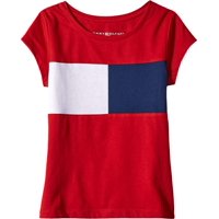 Camiseta Tommy Hilfiger Core Flag Para Niña Regal Red 8-10 Años