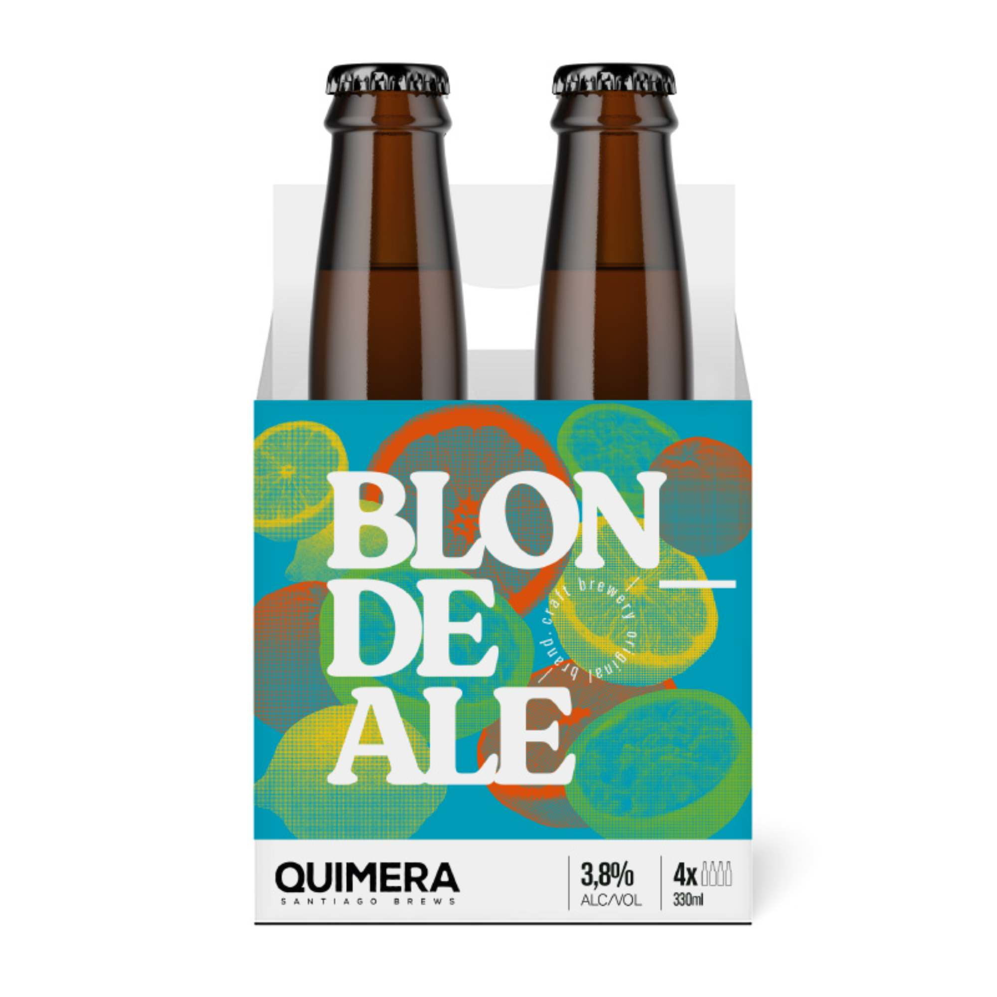Cerveza Blonde Ale 3.8° Pack 4un Botella 330 ml Quimera
