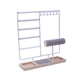 thumbnail image 4 of Bandeja De Soporte Para Joyas, Estante De Almacenamiento Para Pendientes De Niña, Escaparate, Dormitorio, Apartamento, Blanco, 4 of 5