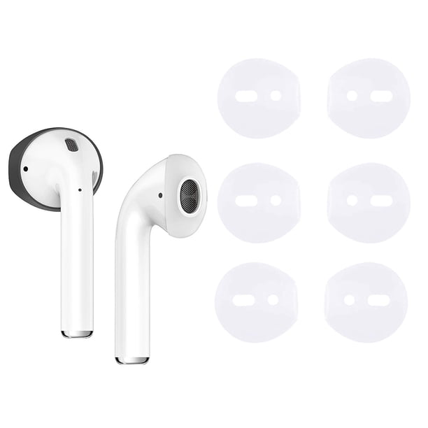 Fundas protectoras de silicona para auriculares Apple AirPods 1 y 2 o EarPods (3 pares)
