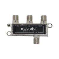 Splitter Coaxial 1×3 Macrotel Para Tv Y Cable