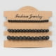 thumbnail image 1 of 3pcs/set Colorful Natural Stone Beads Bracelets - Stretchable Bangle Jewelry Gift for Women, 1 of 5