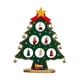 thumbnail image 2 of Decoración De árbol De Navidad De Madera De Escritorio, Divertida Para Fiesta De Navidad, Aniversario, Vacaciones, Verde, Pequeño, 2 of 3