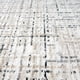 thumbnail image 5 of Alfombra de área Abani gris con patrón entrecruzado 61 x 91 cm, resistente, 5 of 9