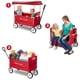 thumbnail image 2 of Radio Flyer Stroller Wagon 3 en 1 EZ Fold con toldo rojo, 2 of 9