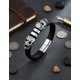 thumbnail image 2 of Pulsera de Cuero Royal Madriz Calaveras Rock Mediana, 2 of 3