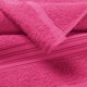 thumbnail image 2 of Juego de toallas BOUTIQUO, paquete de 6 paños de algodón para baño y manos, color rosa intenso, 2 of 4
