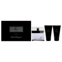 Set De Regalo Perfume Salvatore Ferragamo F Black Edt 3 Piezas