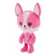 thumbnail image 4 of Peluche de peluche Barbie con forma de cachorro rosa, 18 cm, con cuello brillante, 4 of 5