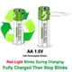 thumbnail image 3 of Pilas Recargables CAMELCELL AA Paquete de 8 con Cargador USB Tipo C, 3 of 8