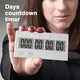 thumbnail image 4 of Reloj de cuenta regresiva reutilizable para todos los grandes eventos de tu vida | Temporizador de cuenta regresiva de hasta 999 días, 4 of 5