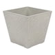 thumbnail image 2 of Set 2 Macetero Plastico Bajo Premium Base Cuadrada Conica L beige, 2 of 7