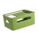 thumbnail image 2 of Caja De Gestión De Cables Para Ahorro De Espacio En Rack De Enrutador Para Sala De Estar, Dormitorio, Oficina, Verde, 1 Nivel, 2 of 3