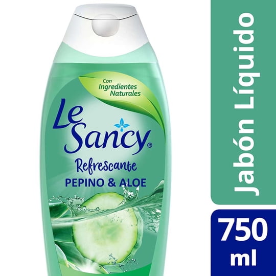 Jabón Líquido Le Sancy Refrescante Pepino Y Aloe