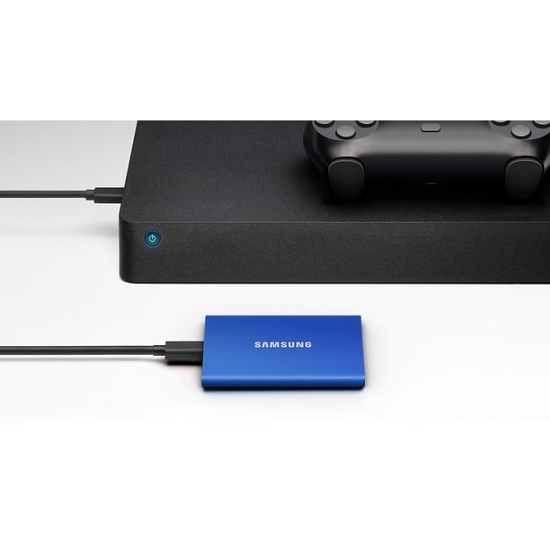 Unidad de estado sólido externa SAMSUNG T7 1TB USB 3.2 Gen 2 Gray
