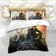 thumbnail image 5 of Buenos Presagios Conjunto de sábanas temático, trío de piezas, cómodo y amigable con la piel, diseño único, regalo de decoración para el hogar para familiares, amigos y fans,173cm *218cm, 5 of 6