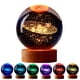 thumbnail image 1 of Lámpara de Bola de Cristal LGY3DLight 8 cm 16 colores con control remoto, 1 of 9