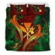 thumbnail image 2 of Juego de cama Hawaii Shark Polynesian Tropical - Rojo, 2 of 3