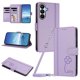 thumbnail image 1 of Funda Cartera Trébol para Samsung Galaxy S26 Plus con Ranuras Tarjetas y Carga Inalámbrica Morado claro, 1 of 6