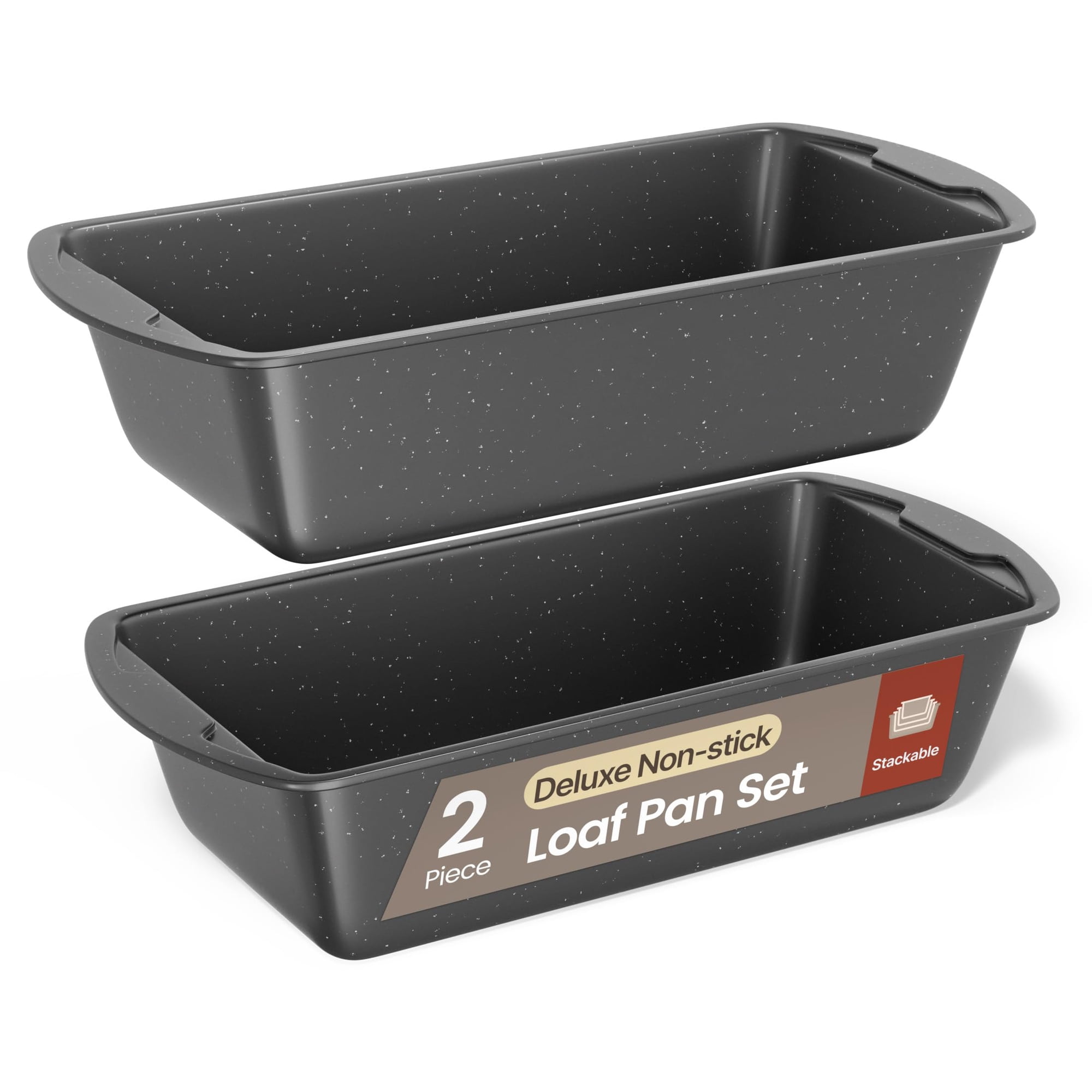 Set De Moldes Para Pan Bakkenmaster 26x13x6 Y 28x15x7 Cm Antiadherente
