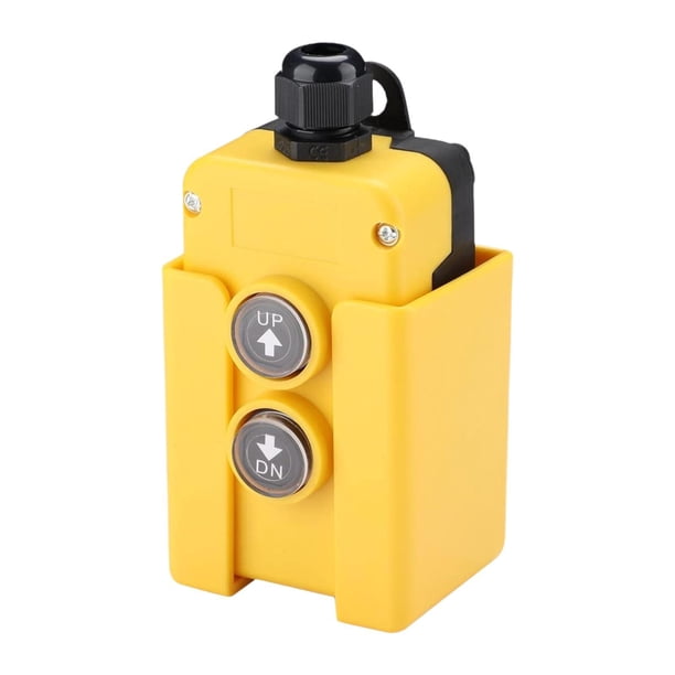 Accesorio de interruptor de control remoto para remolque de volcado, 12 V , interruptor de control versátil amarillo hacia arriba y hacia abajo para