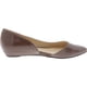 thumbnail image 3 of Zapatos planos Nine West Saige para mujer, tamaño mediano, marrón charol, 3 of 3