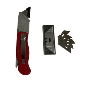 Cuchillo Retractil Metalico Inoxcrom Profesional + 5 Hojas