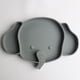 thumbnail image 1 of Baby Food Grade Silicone Elephant Dinner Plate, Compartment Food Supplement Dinner Plate, 1 of 5
