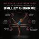 thumbnail image 4 of Barra de ballet Vita Vibe 183 cm de madera, altura fija, 4 of 7