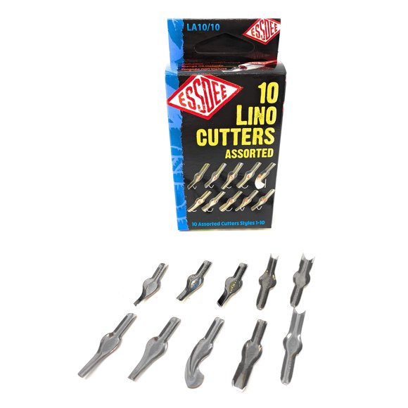 Cortador de linóleo ESSDEE - Pack de 10 estilos (1‑10)
