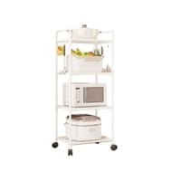 Click Ventas - Rack Estante Organizador Cocina Multifuncional 4 Niveles Blanco