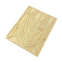 Magideal - Tablero De Cuentas Para Fabricación De Joyas, Práctica Bandeja De Diseño De Cuentas, Tablero De Diseño De Joyas De Bambú Para Fabricación De Pulseras