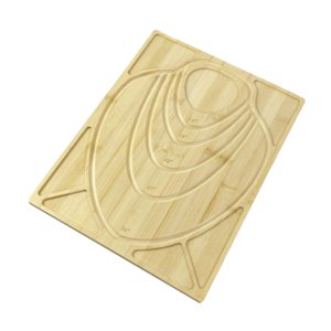 Magideal - Tablero De Cuentas Para Fabricación De Joyas, Práctica Bandeja De Diseño De Cuentas, Tablero De Diseño De Joyas De Bambú Para Fabricación De Pulseras