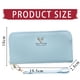 thumbnail image 5 of Cartera de mujer, cartera larga con cremallera para estudiante, cartera informal, cartera para teléfono móvil, cartera moderna para mujer, 5 of 5