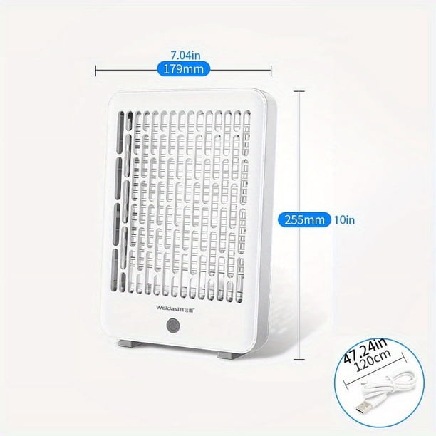 1 Set, 1200mAh Rechargeable Mosquito Killer, Mosquito Lamp, Fly Trap, Fly Catcher, Indoor Home, Restaurant, Store Mosquito Repeller, Electric Mosquito Repeller